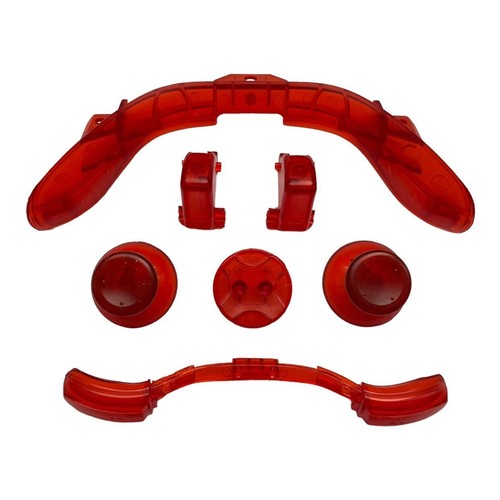 Clear red replacement buttons - clear,