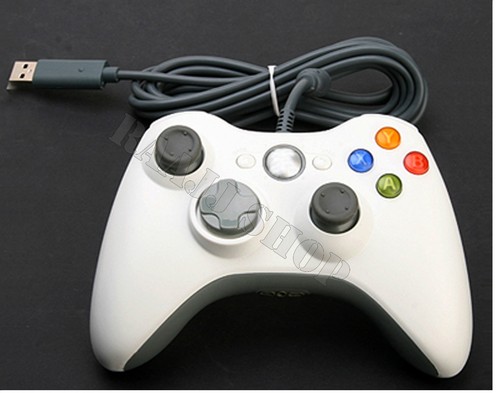 White xbox 360 usb wired - white,